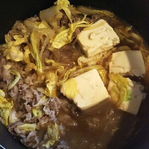 モーモー肉豆腐★黄金比すき焼きたれ(関東風)